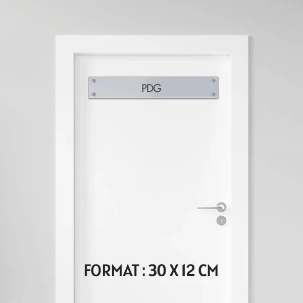 Plaque de porte - PDG